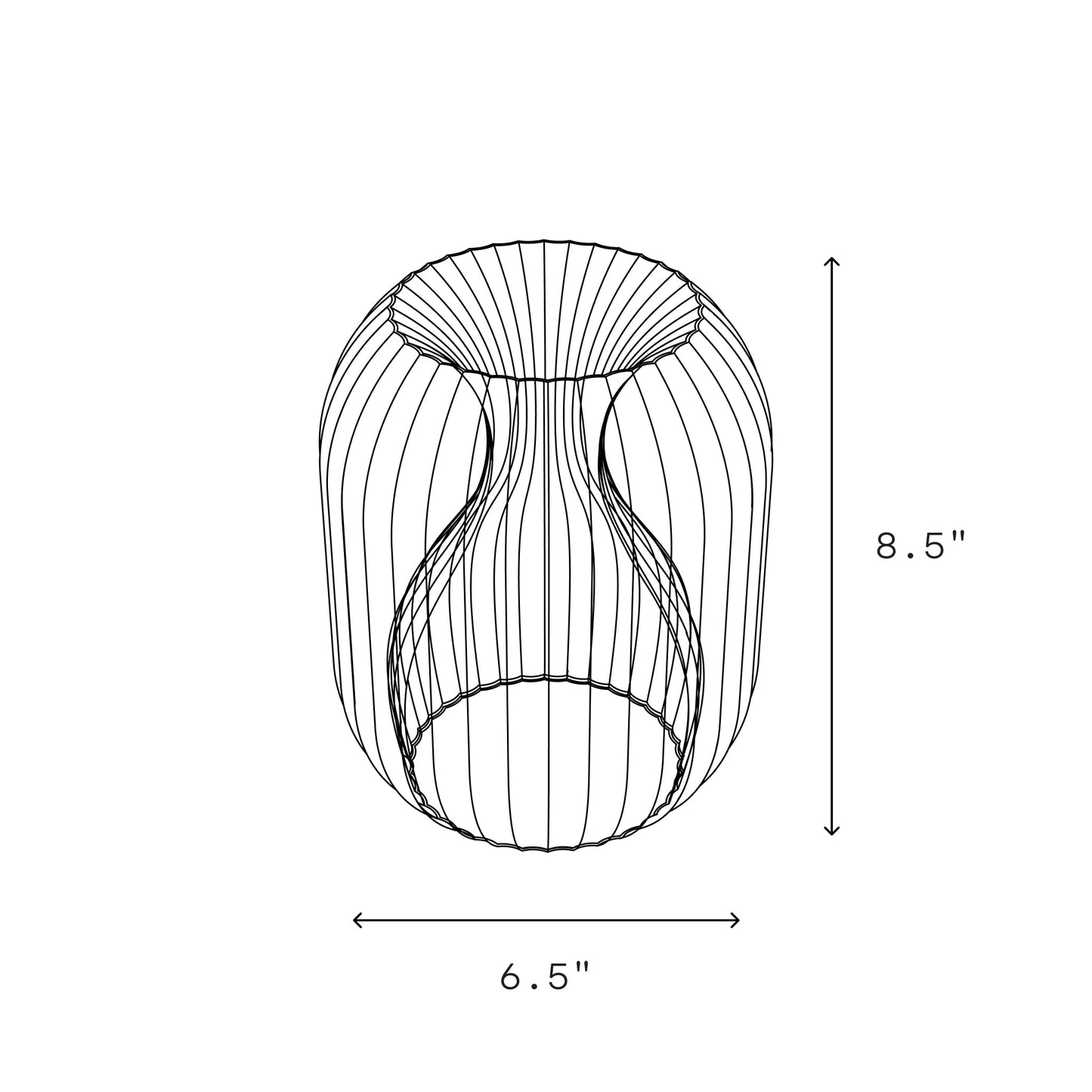 Lampe Allium – suspension et applique en forme d’oignon imprimée en 3D avec finition mate et transparente