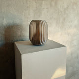 Lampe Allium – suspension et applique en forme d’oignon imprimée en 3D avec finition mate et transparente