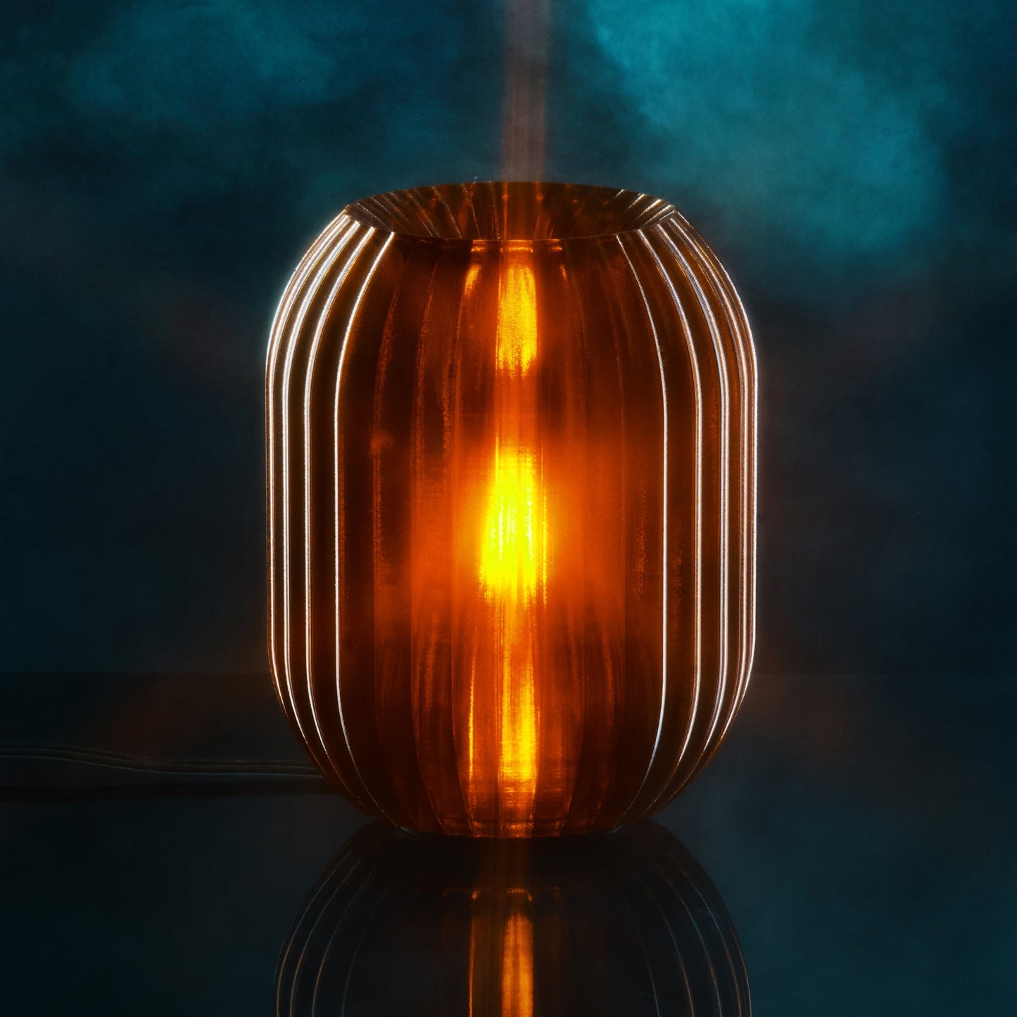 Lampe Allium – suspension et applique en forme d’oignon imprimée en 3D avec finition mate et transparente