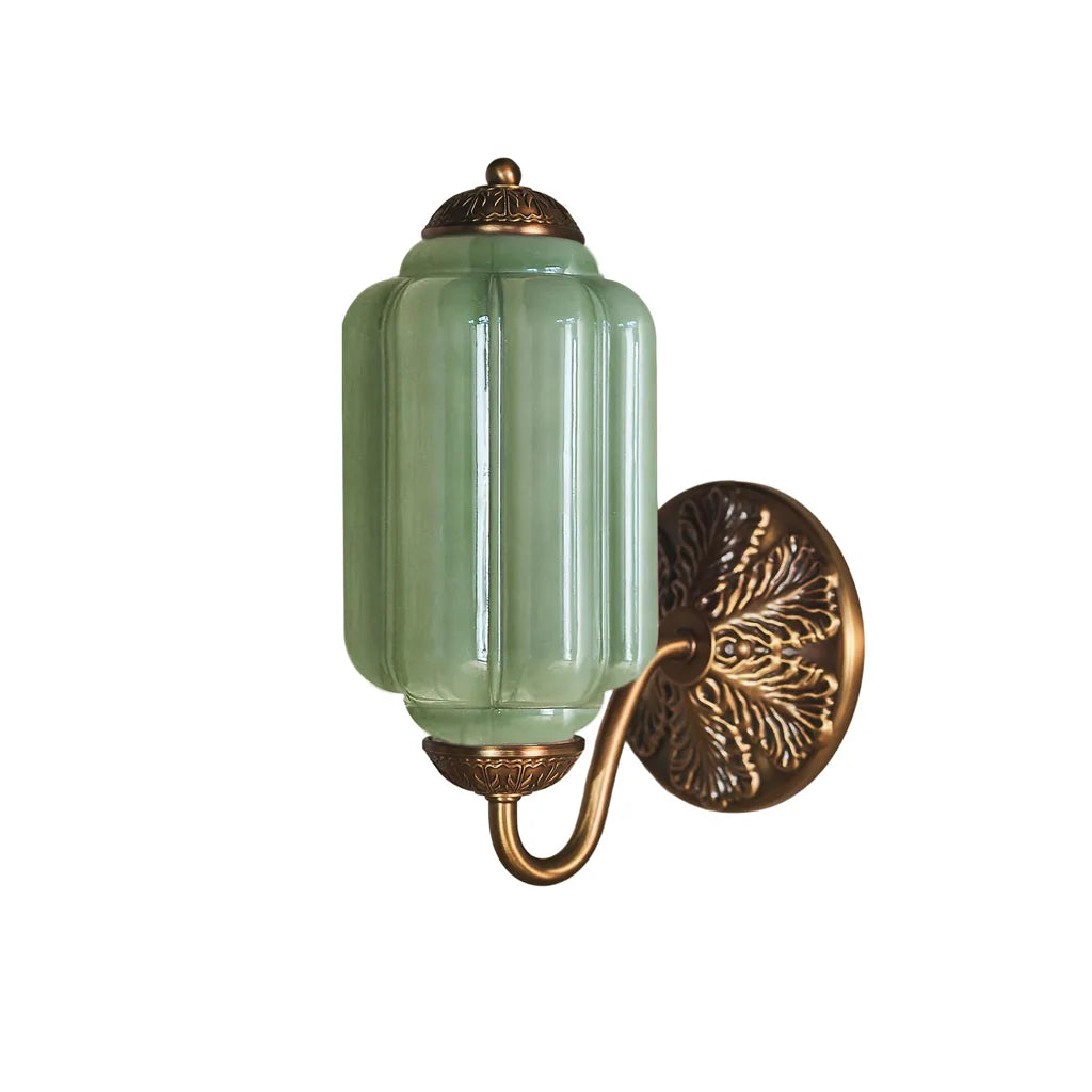 Applique murale élégante en verre opalin – lampe murale pour éclairage d’ambiance dans le salon, le couloir ou la chambre