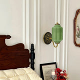 Applique murale élégante en verre opalin – lampe murale pour éclairage d’ambiance dans le salon, le couloir ou la chambre